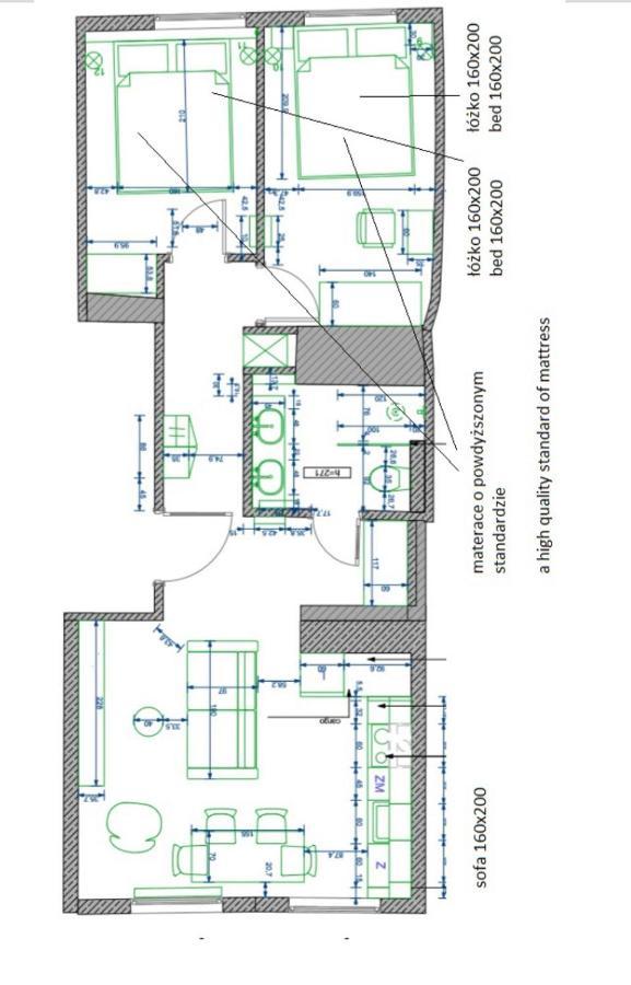 Family Luxury Nature Apartment, 1-6, 2 Sypialnie I Salon, 100M Bazylika غدانسك المظهر الخارجي الصورة